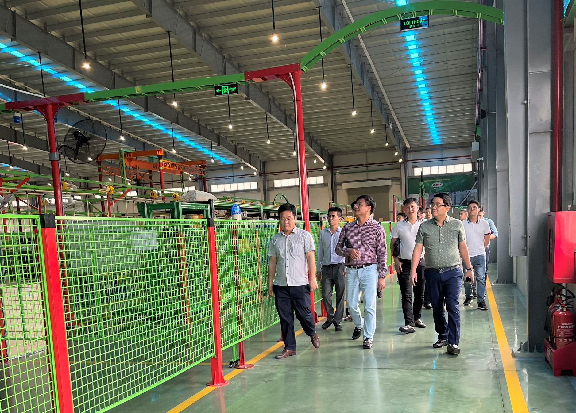 Công ty cp xây dựng hợp lực tới thăm và làm việc với ACIT