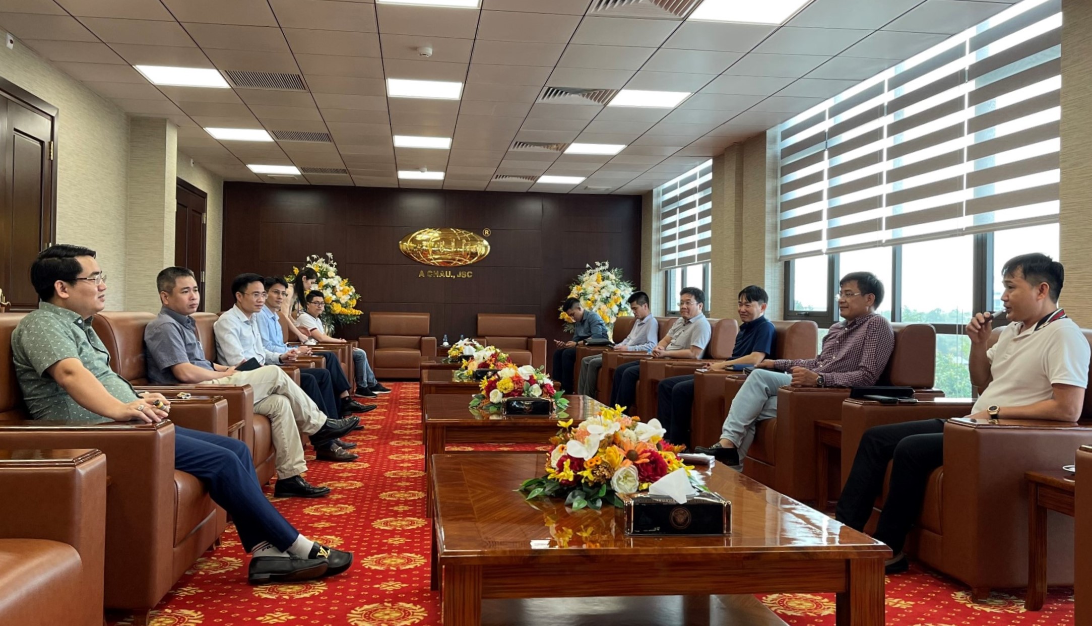 Công ty cp xây dựng hợp lực tới thăm và làm việc với ACIT